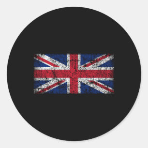 Sticker Rond Union Jack Flag Union Jack
