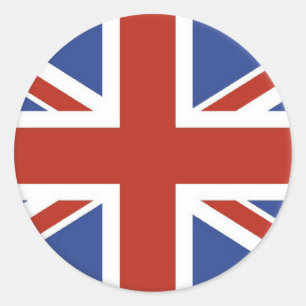 Sticker Rond Union Jack UK Flag Circle Designs.