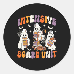 Sticker Rond Unité de soins intensifs Infirmière fantôme Infirm