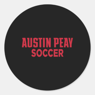 Sticker Rond Université d'État Austin Peay Gouverneurs de footb