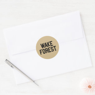 Sticker Rond Université Wake Forest   Wake Forest