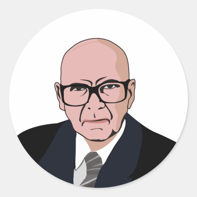 Sticker Rond Urho Kaleva Kekkonen (Devant)