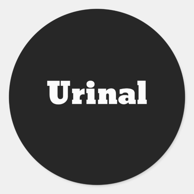 Sticker Rond Urinal (Devant)