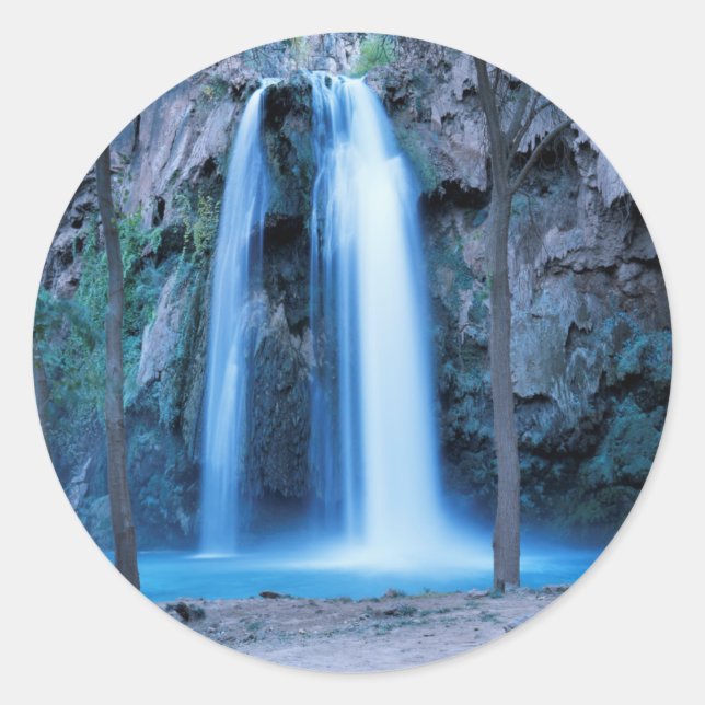 Sticker Rond USA, Arizona, Grand Canyon, Havasupai Indian (Devant)