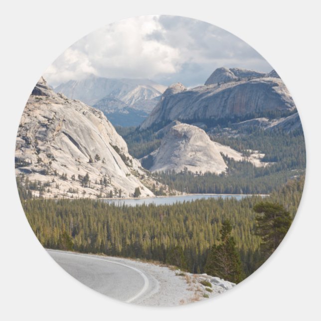 Sticker Rond USA, Californie, Parc national du Yosemite (Devant)