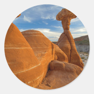 Sticker Rond USA, Utah, Grand Escaircase Escalante-National
