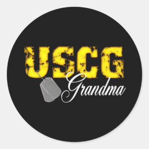 Sticker Rond uscg99grandmablk