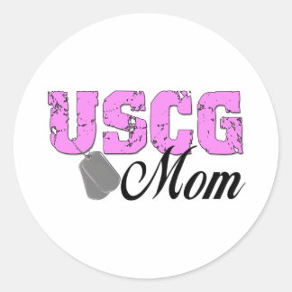 Sticker Rond uscg99maman2