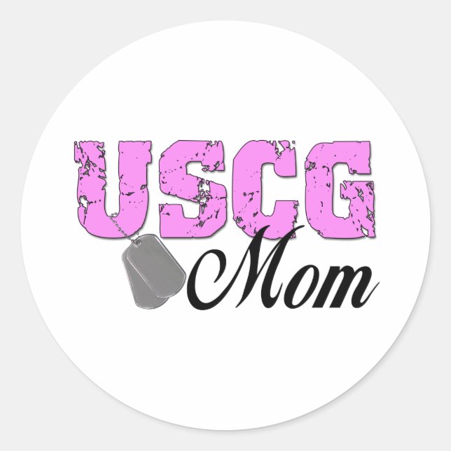 Sticker Rond uscg99maman2 (Devant)