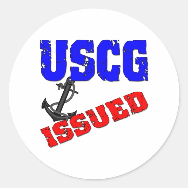 Sticker Rond uscgissue5a (Devant)