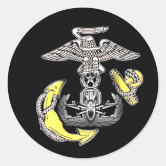 STICKER ROND USMC EOD 2