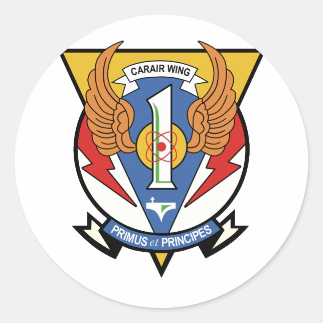 Sticker Rond USS America CVW-1 (Devant)