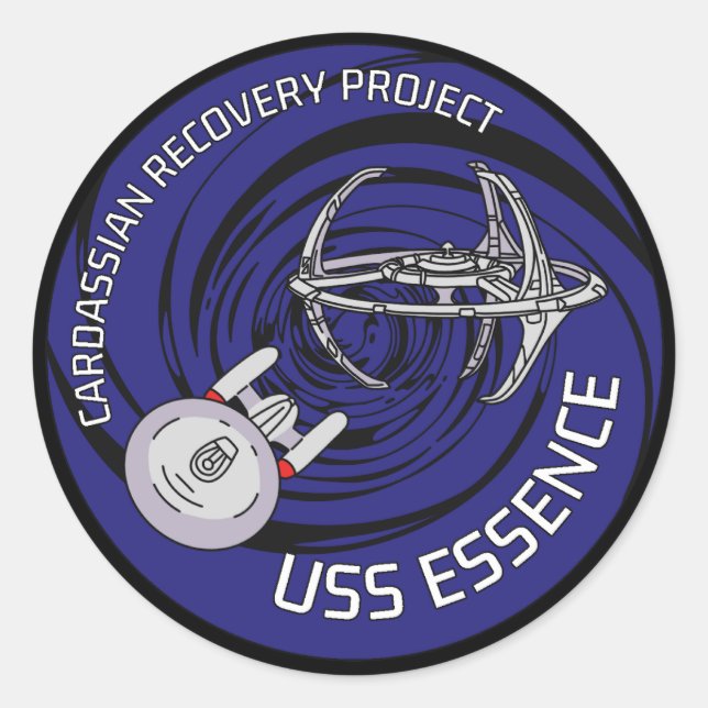Sticker Rond USS Essence Patch (Devant)