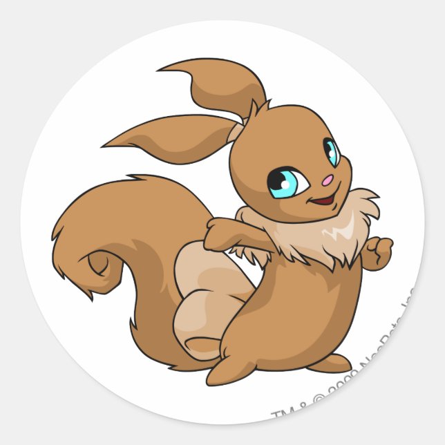 Sticker Rond Usul Brown (Devant)