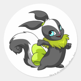 Sticker Rond Usul Skunk