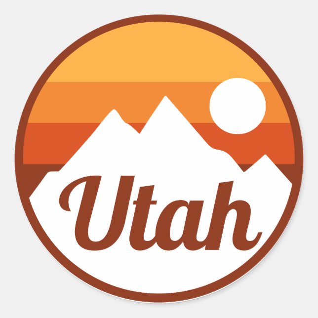 Sticker Rond Utah (Devant)