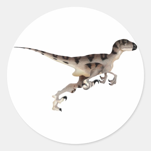 Sticker Rond Utahraptor (Devant)