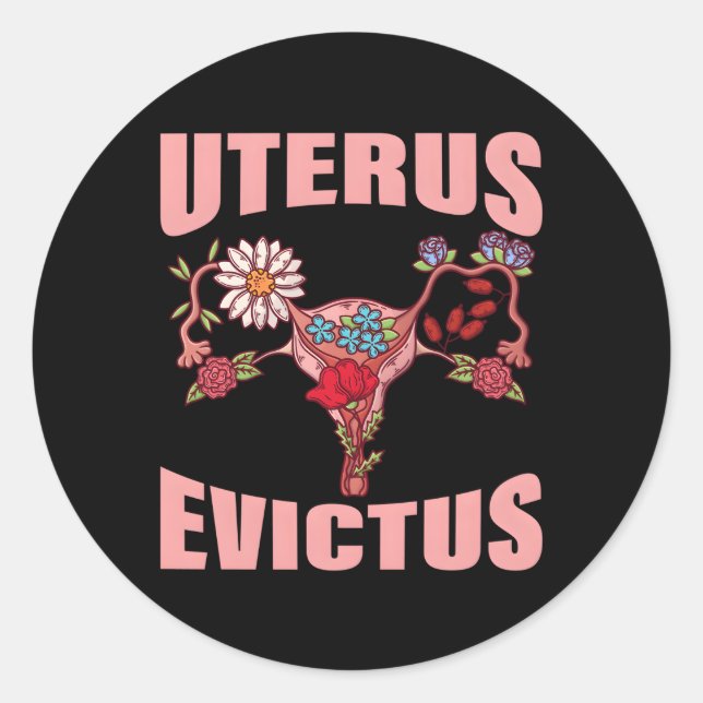 Sticker Rond Uterus Anatomy Uterus Evictus Uterus Suppression H (Devant)