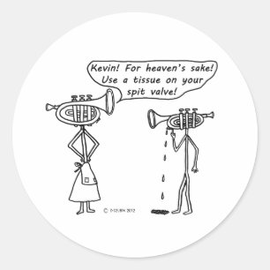 Sticker Rond Utiliser la vanne de broche