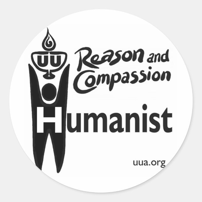 Sticker Rond UU Humaniste (Devant)
