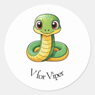 Sticker Rond V pour Viper