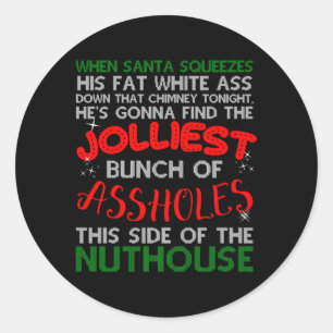 Sticker Rond Vacances Jolle Bunch laide