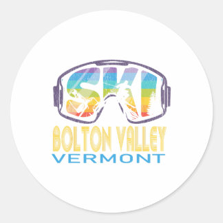 Sticker Rond Vacances ski Bolton Valley Vermont