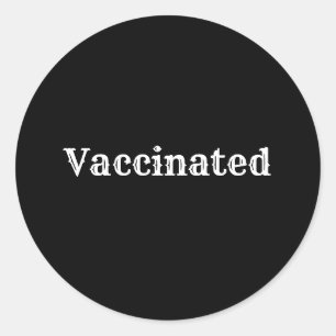Sticker Rond Vacciné