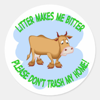 Sticker Rond vache