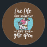 Sticker Rond Vache Chasse Heifer Fermier Vache Lover Propriétai<br><div class="desc">Vache Vache Heifer Fermier Vache Lover Propriétaire Vache Kawaii Grunge Don. Un cadeau parfait pour votre père, maman, papa, hommes, femmes, amis et membres de la famille le jour de Thanksgiving, Noël, Fête des mères, Fête des pères, 4 juillet, 1776 Jour indépendant, Fête des anciens combattants, Fête de l'Halloween, Fête...</div>