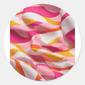 Sticker Rond Vague de lumière