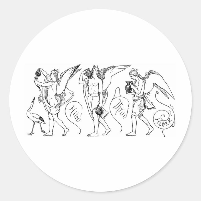 Sticker Rond valkyries-3 (Devant)