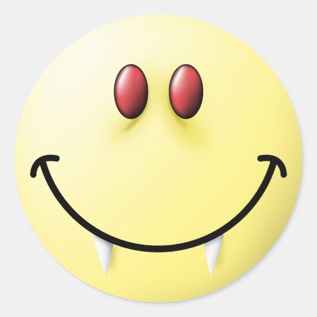 Sticker Rond Vampire (Devant)