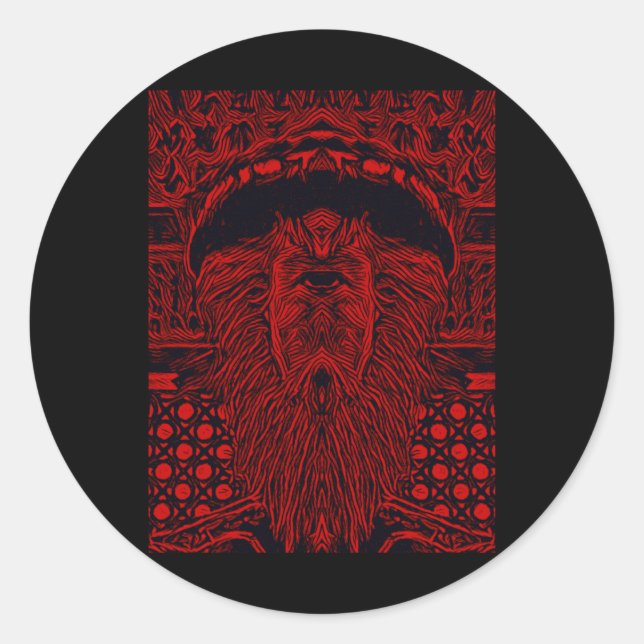 Sticker Rond Vampire Cyclops Red Version (Devant)
