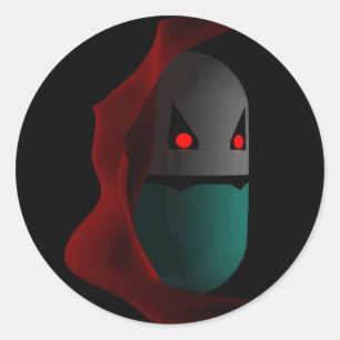 Sticker Rond Vampire Prozac Pills parodiques