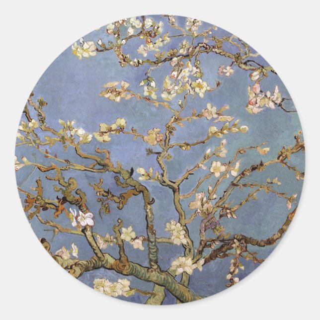 Sticker Rond Van Gogh Almond Blossom (Devant)