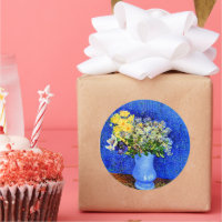Van Gogh - Bouquet de fleurs dans un Vase Bleu