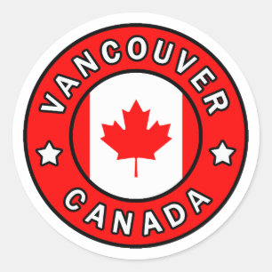 Sticker Rond Vancouver Canada