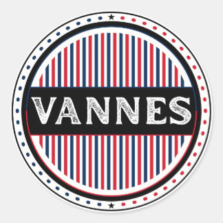Sticker Rond Vannes City Pride Emblem – French Identity