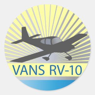 Sticker Rond Vans RV-10