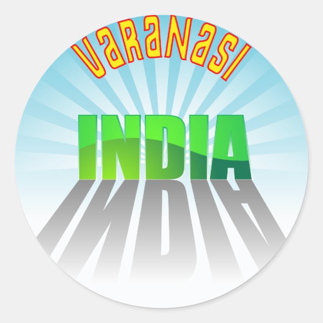 Sticker Rond Varanasi (Devant)