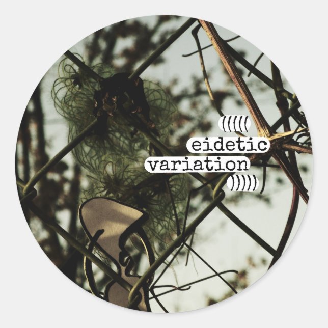 Sticker Rond variation eidétique (Devant)