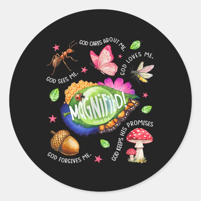 Sticker Rond Vbs 2025 Aventure d'insectes les plus petits gross (Devant)