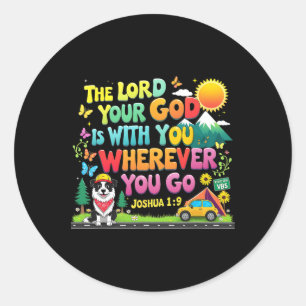 Sticker Rond Vbs 2025 Véritable Route Nord Road Trip Le Seigneu