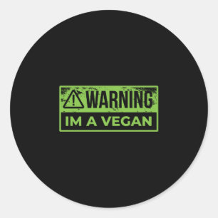 Sticker Rond Vegan