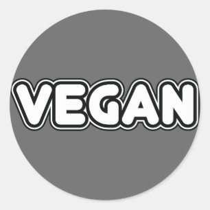 Sticker Rond Vegan