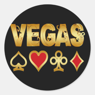 STICKER ROND VEGAS