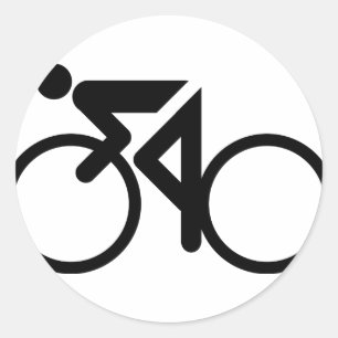 Sticker Rond vélo de course