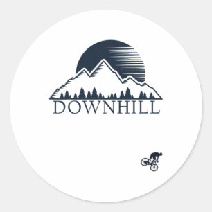 Sticker Rond Vélo de Montagne Drôle Mtb Vélo Descente Cycliste 