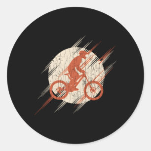 Sticker Rond Vélo de montagne Jeunesse